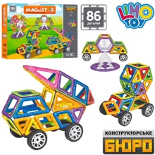 Магнитный конструктор Limo Toy Magnistar 86 деталей (LT110): Количество деталей, шт. 86