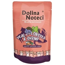 Вологий корм для котів Dolina Noteci Premium Cat Superfood з телятиною, лобстером та креветкою 85 г (58505): Тип Влажный корм