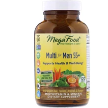 MegaFood Multi for Men 55+ 120 Tabs Вітаміни для чоловіків без заліза 55+: Тип мультивітаміни