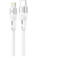 Кабель Proove Cable USB-C to Lightning Soft Silicone 27W 1m White: Тип USB-C - Lightning