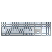Клавиатура Cherry KC 6000 Slim Silver (JK-1600): Подключение проводное