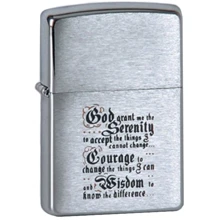 Зажигалка Zippo гравировка молитва (200\114): Производитель Zippo