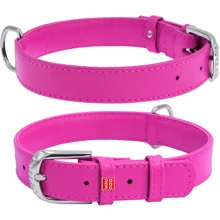 Ошейник WAUDOG Glamour без украшений 25 мм 38-49 см розовый (33047): Производитель WAUDOG