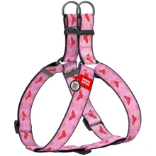 Шлея для собак WAUDOG Nylon c QR паспортом, рисунок "Чудо-женщина 1" XL, Ш 35 мм, А=В 70-100 см (324-2015): Производитель WAUDOG