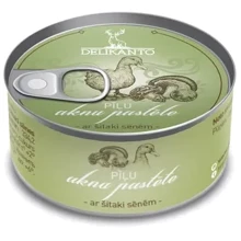 Паштет Delikanto из печени утки с грибами шиитаке 100 г (4751025310327): Вид мяса Печень утки
