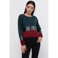 Свитшот FashionUp KF-1802B-42 42 темно-зеленый: Сезон Демисезон