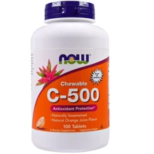 Now Foods C-500, 100 Chewable Tablets: Тип Витамин C