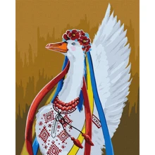 Картина по номерам Идейка Патриотическая гуся ©Светлана Теренчук 40х50 см (KHO4354): Производитель Идейка