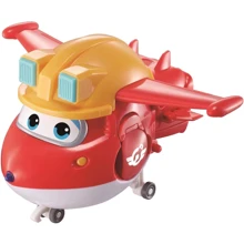 Игровая фигурка-трансформер Super Wings Transform-a-Bots Build-It Jett Джетт строитель (EU730011): Тип игрушки Робот-самолет