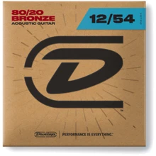 Струна для гитар Струны для акустической гитары DUNLOP DAB1254 80/20 BRONZE ACOUSTIC GUITAR STRINGS (12-54): Тип Комплект струн