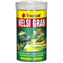 Быстротонущий корм для рыб Tropical Welsi Gran 100 мл 65 г (5900469604632): Вид корма Гранулы