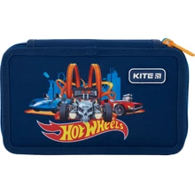 Пенал без наповнення Kite Hot Wheels HW22-623, 2 відділення: Рік випуску колекції 2022