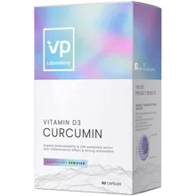 VPLab Curcumin + Vitamin D3 Куркумин и Витамин D3 60 капсул: Форма выпуска Капсулы