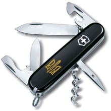 Мультитул Victorinox Spartan Ukraine 91мм/12 функций/черный /Трезубец ОУН (1.3603.3_T0305u): Тип Карманный