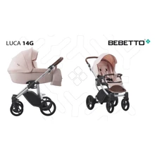 Универсальная коляска 2 в 1 Bebetto LUCA (14) нежно-персиковий (серая рама) (503.20.18.G14): Тип коляски универсальная коляска (2-в-1)