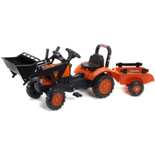 Детский трактор Falk Kubota на педалях Оранжевый (2065AM): Вид трактор