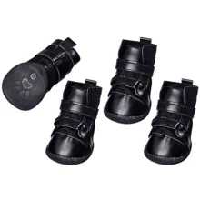 Ботинки для собак Flamingo Xtreme Boots комплект 4 шт. черные L 6.5х5 см: Тип Обувь
