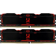 GOODRAM 32 GB (2x16GB) DDR4 3200 MHz IRDM X Black (IR-X3200D464L16A/32GDC): Тип DDR4