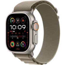 Apple Watch Ultra 2 GPS + Cellular 49mm Titanium Case with Olive Alpine Loop - Small (MREX3) : Размер 49mm