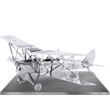 Металевий 3D конструктор Fascinations Біплан Tiger Moth, MMS066: Виробник Fascinations