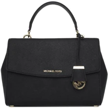 Женская сумка-сэтчел Michael Kors Ava MD Satchel черная (30T5GAVS3LBLACK): Пол Женский