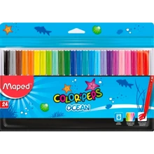 Фломастери Color Peps Ocean (24 шт.), Maped: Тип змиваються