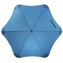 Противоштормовой зонт-трость женский механический Blunt голубой (Bl-xl-2-blue): Фасон Трость