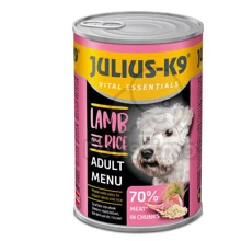 Вологий корм Julius К-9 для собак з ягнятком та рисом 1240 г (5998274313078): Тип Влажный корм