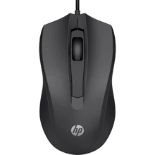 Мышь HP 100 Wired Mouse (6VY96AA): Интерфейс подключения USB