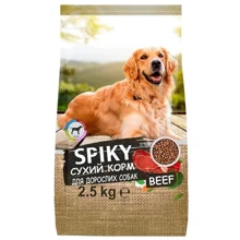 Сухой корм Spiky Beef для собак со вкусом говядины 2.5 кг: Тип Сухой корм