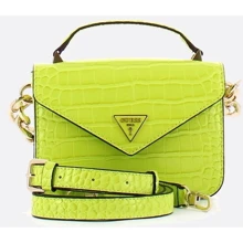 Жіноча сумка-сетчел GUESS RETOUR MINI TOP HANDLE FLAP лаймова (HWCG8664780-LIM): Стать Женский