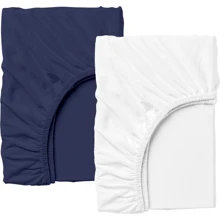 Набор простыней Cosas White/Dark blue 120x60 см (4822052061862): Тип простынь