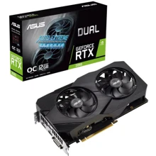 Відеокарта ASUS DUAL-RTX2060-O12G-EVO: Обсяг пам'яті, Гб 12