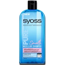 Schwarzkopf SYOSS Pure Smooth Micellar Shampoo 500 ml Шампунь мицеллярный для нормальных и густых волос: Пол Для женщин