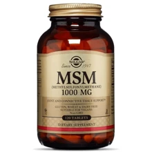 Solgar MSM тисячу mg 120 tab Метілсульфонілметан: Форма випуску таблетки