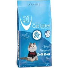 Бентонитовый наполнитель VanCat Fresh для кошачьего туалета с ароматом 5кг (70,563): Вид Глиняный