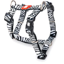 Шлейка для собак Max & Molly Urban Pets H-Harness - Zebra/L 2 см 70-98 см черная (4897039632212): Производитель Max & Molly Urban Pets