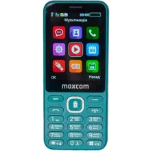 Мобильный телефон Maxcom MM814 Green (UA UCRF): Дисплей 2.8 TN (320х240)