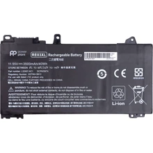 Батарея для ноутбука Акумулятор PowerPlant для ноутбуків HP ProBook 450 G6 (RE03XL) 11.55V 3500mAh (NB461639): Сумісність HP ProBook 450 G6 (RE03XL)