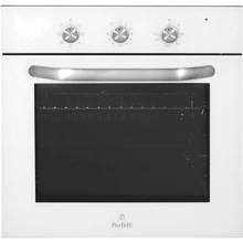 Духова шафа електрична Perfelli BOE 6720 WH: Об'єм, л 66