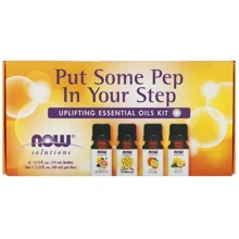 Now Foods Put Some Pep in Your Step Набор эфирных масел для поднятия настроения 4х10 ml: Назначение Ароматизация