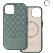 Чехол для iPhone Native Union (RE) Classic Case Slate Green (RECLA-GRN-NP23PM) for iPhone 15 Pro Max: Цвет зеленый