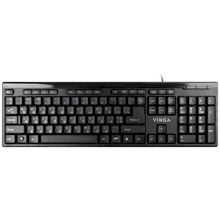 Клавиатура Vinga KB320BK: Подключение проводное