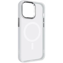 Чохол для iPhone ArmorStandart Unit MagSafe Case Matte Clear Silver для iPhone 13 Pro Max (ARM70461): Колір серебристый