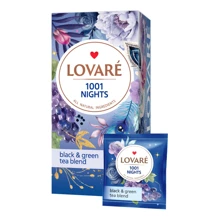 Чай Lovare 1001 NIGHTS бленд чорного та зеленого чаю з фруктами та квітами 24х2 г пакетований (4820097816508): undefined undefined