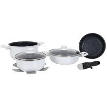 Набор посуды Gimex Cookware Set induction 7 предметов White (6977221) (DAS302018): Производитель Gimex