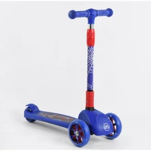 Самокат Best Scooter синий (47359): Количество колес 3