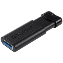 USB-флешка Verbatim 16GB PinStripe USB 3.2 Black (49316): Стандарт USB USB 3.2