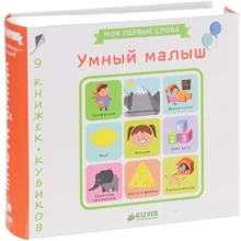9 книжок-кубиків. Розумний малюк. Мої перші слова: Виробник Клевер Медиа Групп