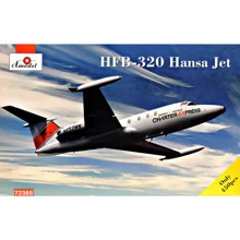 Модель Amodel Адміністративний літак HFB-320 Hansa Jet, авіакомпанія Charter Express (AMO72365): Виробник AMODEL